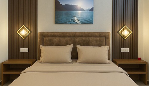 Apartamento básico, balcón, vistas a la ciudad