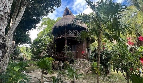 Cabaña superior, vistas a la laguna