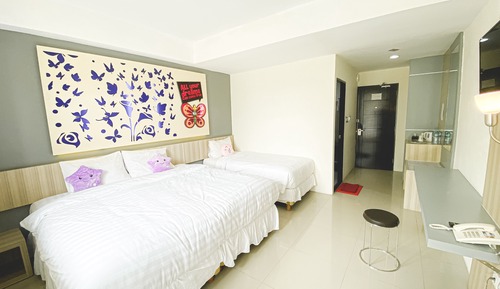 Habitación Deluxe con 1 cama doble o 2 individuales, balcón, vistas al jardín