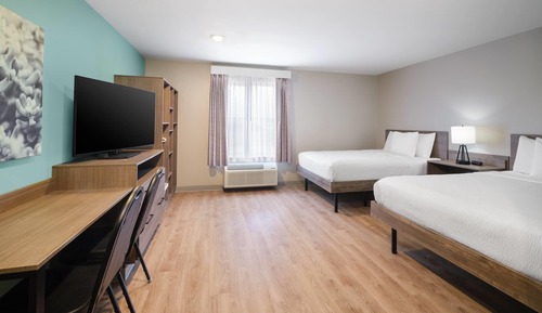 Habitación, 2 camas de matrimonio, accesible en silla de ruedas, no fumadores (Bathtub W/grab Bars)