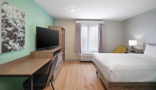 Habitación, 1 cama de matrimonio, accesible en silla de ruedas, no fumadores (Bathtub W/grab Bars)