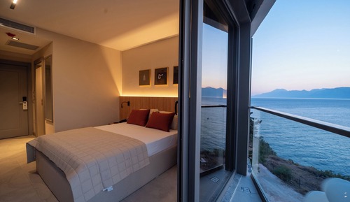 Habitación de lujo doble, balcón, vistas al mar