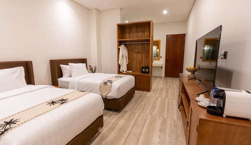 Habitación con 1 cama doble o 2 individuales