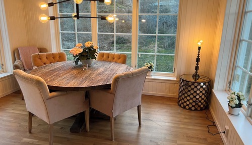 Casa, patio, vistas al jardín