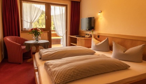 Habitación básica doble, balcón, vistas a la montaña