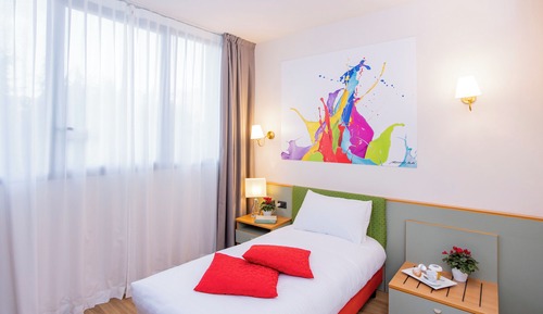 Habitación individual, vistas al jardín