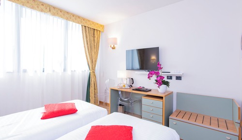 Habitación clásica con 2 camas individuales, vistas a la ciudad