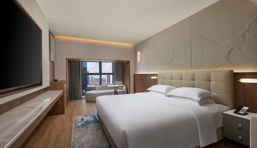 Habitación Business, 1 cama de matrimonio grande, no fumadores, vistas a la ciudad