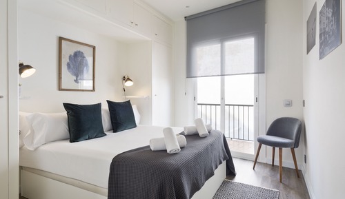 Apartamento Deluxe, 3 habitaciones, vistas al mar, frente a la playa (Paseo de la Ribera 44)