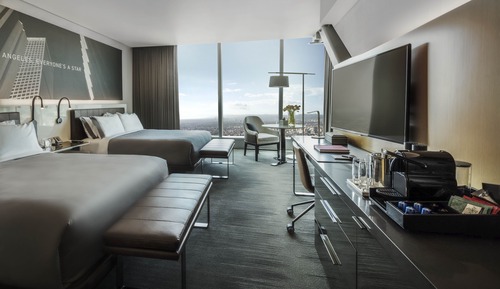 Habitación Premium, 2 camas de matrimonio, vistas a la ciudad