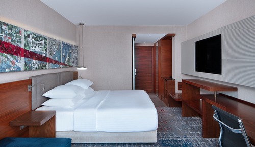 Habitación Deluxe, 1 cama de matrimonio grande, vistas a la ciudad