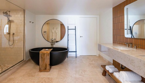 Habitación superior, 1 cama de matrimonio grande con sofá cama, no fumadores, vistas al mar