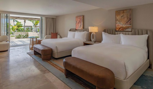 Habitación Grand, 2 camas de matrimonio, no fumadores, vistas al mar (Lanai)