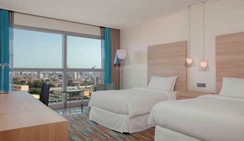 Habitación clásica, 2 camas individuales, no fumadores, vistas a la ciudad