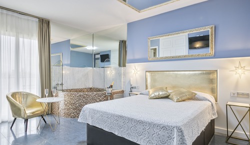 Suite junior, 1 cama doble, bañera de hidromasaje