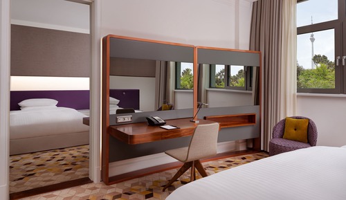 Habitación Deluxe, 2 camas de matrimonio, fumadores, vistas al mar