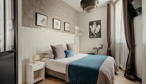 Habitación clásica doble, 1 cama de matrimonio, vistas al patio