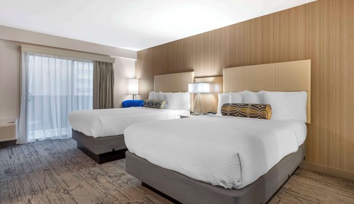 Habitación estándar, 2 camas de matrimonio, no fumadores, frigorífico