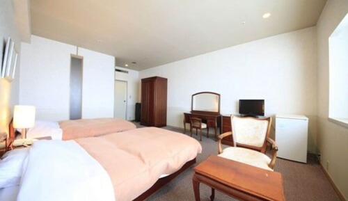 Habitación con 2 camas individuales, vistas al mar