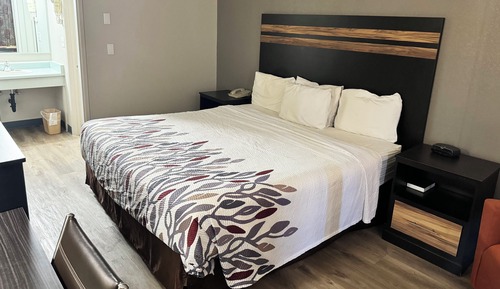 Habitación, 1 cama de matrimonio grande, no fumadores, frigorífico y microondas