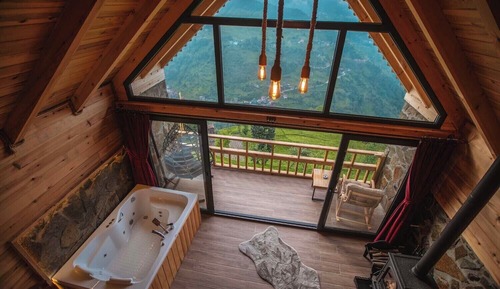 Bungalow, vistas al valle