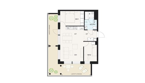 Apartamento, balcón, vistas a la ciudad