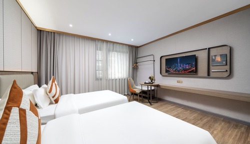 Habitación básica con 2 camas individuales