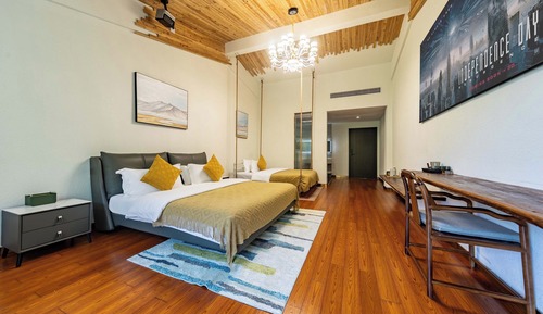 Habitación de lujo con 2 camas individuales, vistas a la montaña
