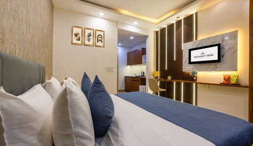 Deluxe Double Room, Balcony, City View