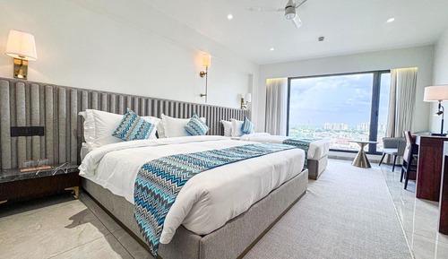 Habitación familiar, vistas a la ciudad