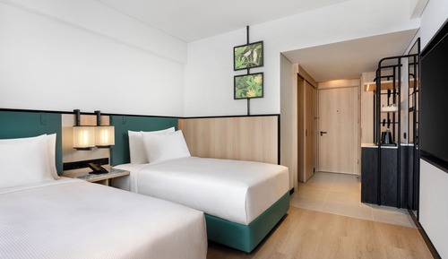 Habitación, 2 camas individuales, terraza