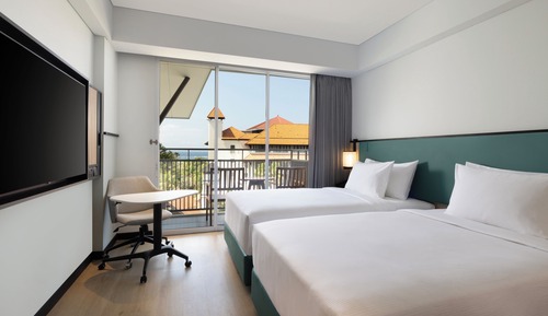 Habitación, 2 camas individuales, balcón