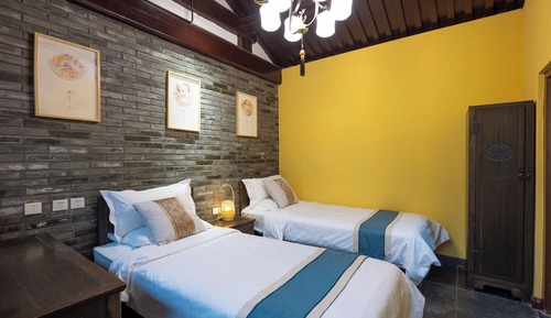 Habitación clásica con 2 camas individuales, lanai