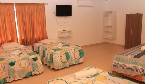 Habitación familiar, vistas al mar