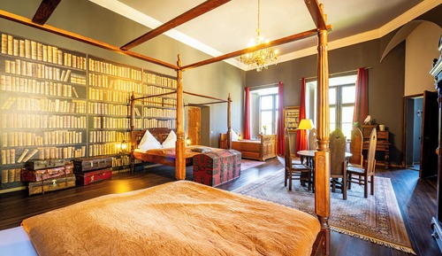 Habitación Deluxe, varias camas, vistas al jardín