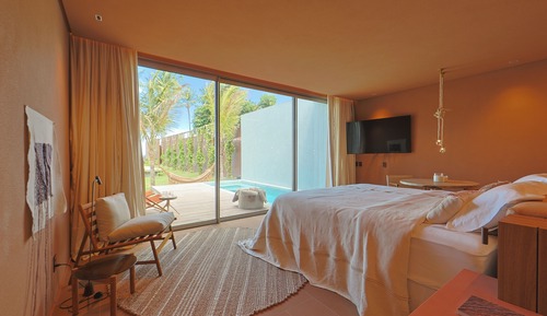 Habitación Deluxe doble, vistas al mar (Cabana Mar)