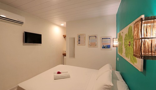 Habitación económica doble, vistas al mar