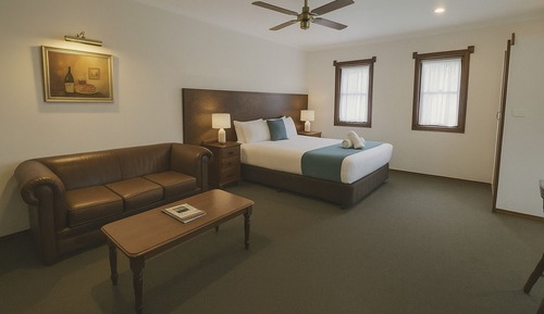 Habitación estándar doble, 1 cama de matrimonio grande, patio, vistas al jardín