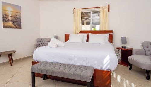 Estudio Confort, 1 cama de matrimonio grande, vistas a la playa