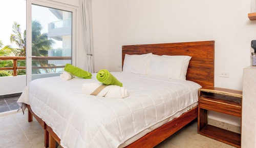 Estudio Confort, 1 cama de matrimonio grande, vistas al mar