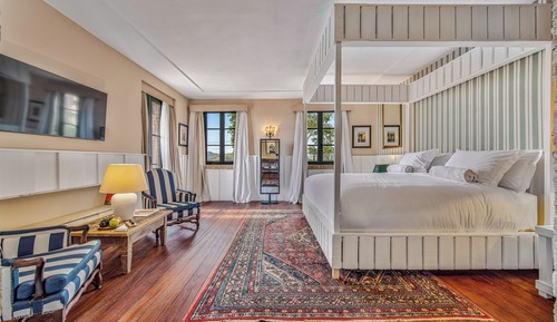 Suite ejecutiva, vistas al jardín