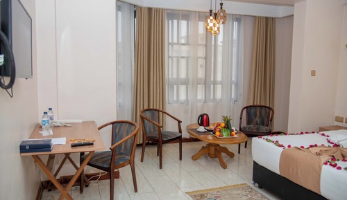 Habitación individual superior, vistas a la ciudad