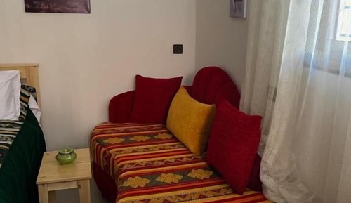 Habitación triple, vistas al jardín