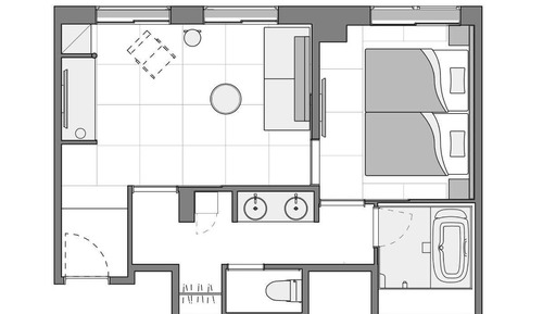 Suite ejecutiva, no fumadores (with Sofa bed)