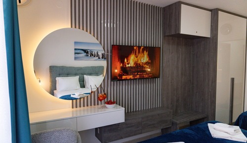 Habitación triple Deluxe, balcón, vistas a la ciudad