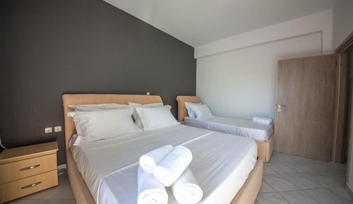 Suite familiar, 2 habitaciones, balcón, vistas al mar