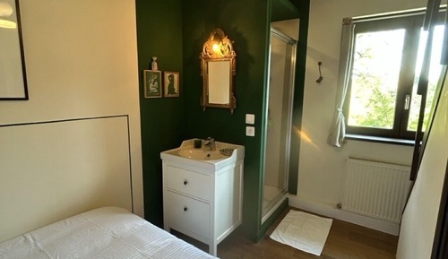 Habitación cuádruple, baño privado, vistas al jardín