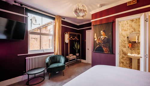 Habitación Deluxe doble, 1 cama de matrimonio grande, no fumadores, baño privado