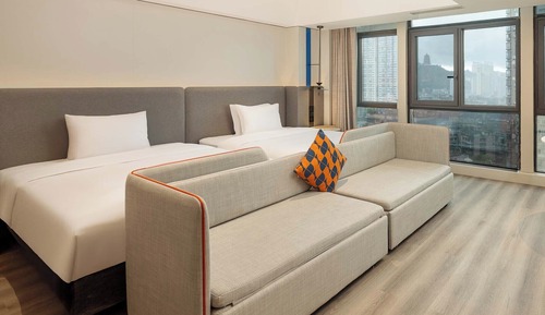 Habitación estándar, 2 camas dobles