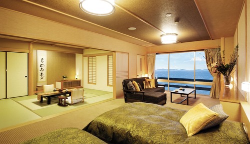 Suite familiar, no fumadores, vistas al mar (Kaibokaku Suite)